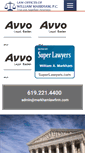 Mobile Screenshot of markhamlawfirm.com